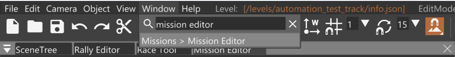 open mission editor